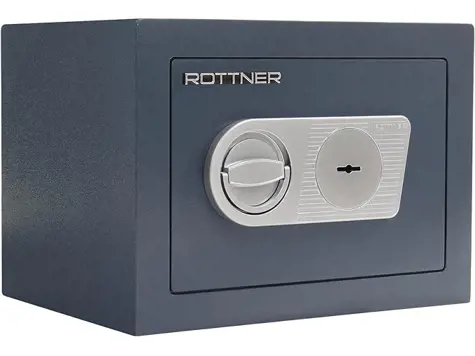 Caja Fuerte Antirrobo Rottner Samoa 26DB con Llave - Certificada