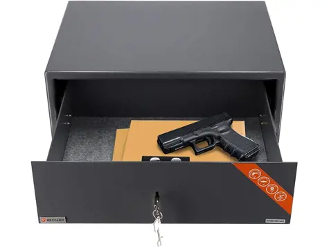 Caja Fuerte Brihard Gun Drawer: Resistente, Segura y Discreta.