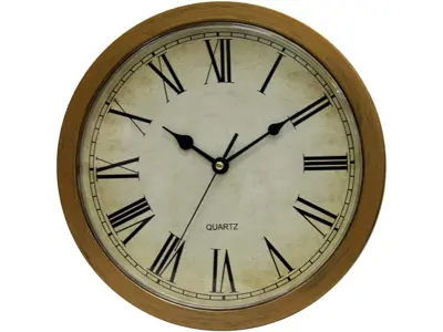 Reloj de Pared Vintage con Almacenamiento Oculto - Bronce