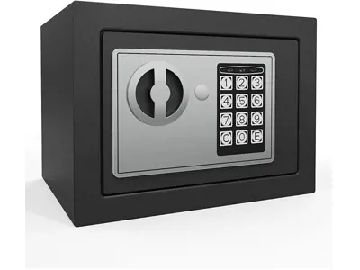 Caja Fuerte Electrónica Goldenkey 0.236 pies cúbicos - Gris