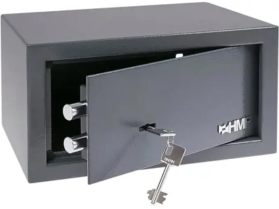 Caja Fuerte HMF 49217-11 Doble Paletón 31x17x25 cm Antracita