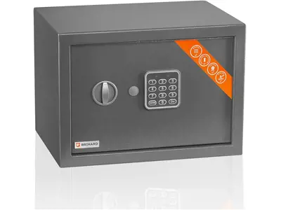 Caja Fuerte Electrónica Brihard Family - Seguridad Hogar - LED - 25x35x25cm.