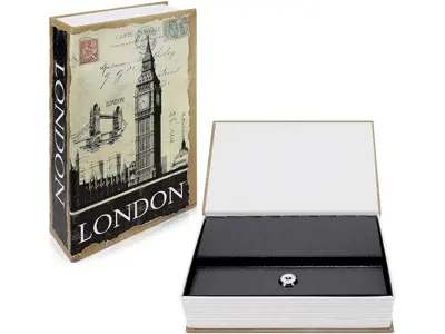 Navaris Caja Fuerte Libro Londres 2 Llaves M